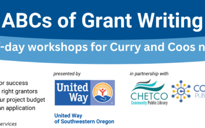 ABCs of Grant Writing – Free Workshop for Coos Nonprofits