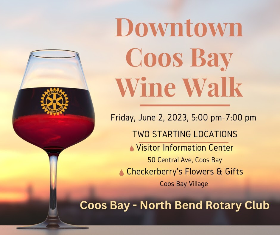Downtown Coos Bay Wine Walk South Coast Oregon Connects