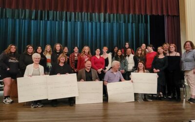 Marshfield High School Z Club donates $5,500 to Local Nonprofits