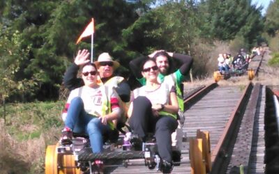 Pedal the Rails with Oregon Coast Railriders from Sturdivant Park in Coquille